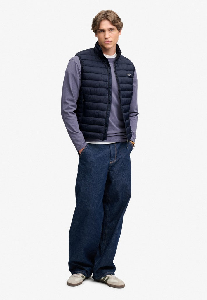 SUPERDRY FUJI LITE PADDED GILET - NAVY