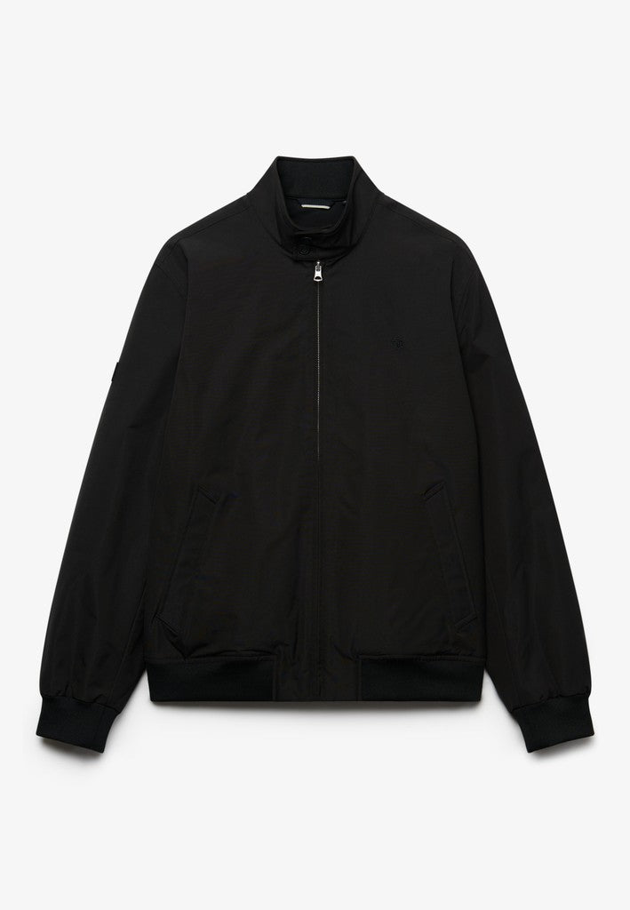 SUPERDRY CAMPUS PADDED HARRINGTON - BLACK