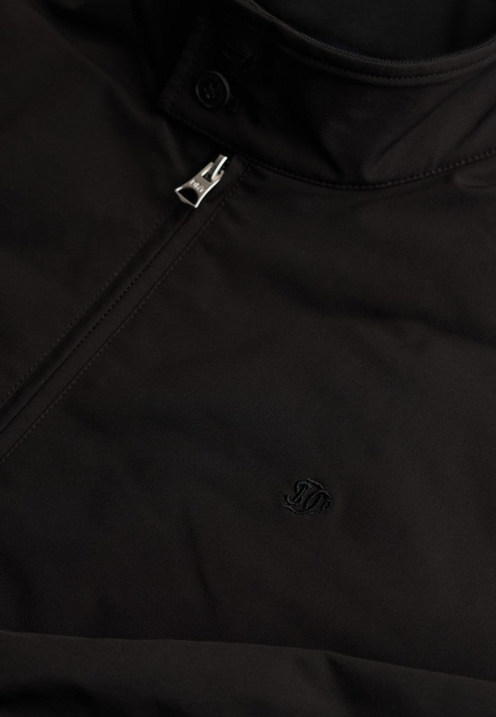 SUPERDRY CAMPUS PADDED HARRINGTON - BLACK