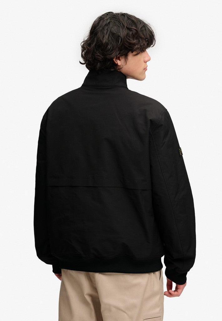 SUPERDRY CAMPUS PADDED HARRINGTON - BLACK
