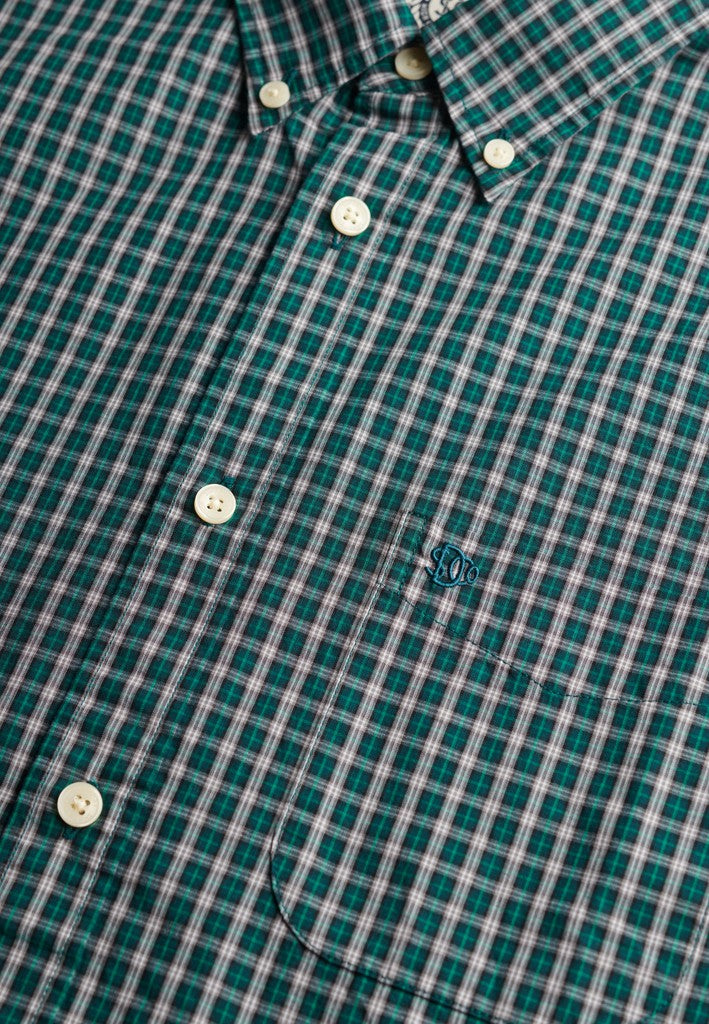 SUPERDRY PREPPY POPLIN LS SHIRT - GREEN