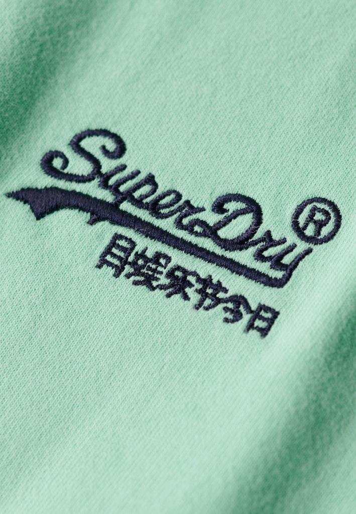 SUPERDRY ESS LOGO EMB TEE - SPEARMINT