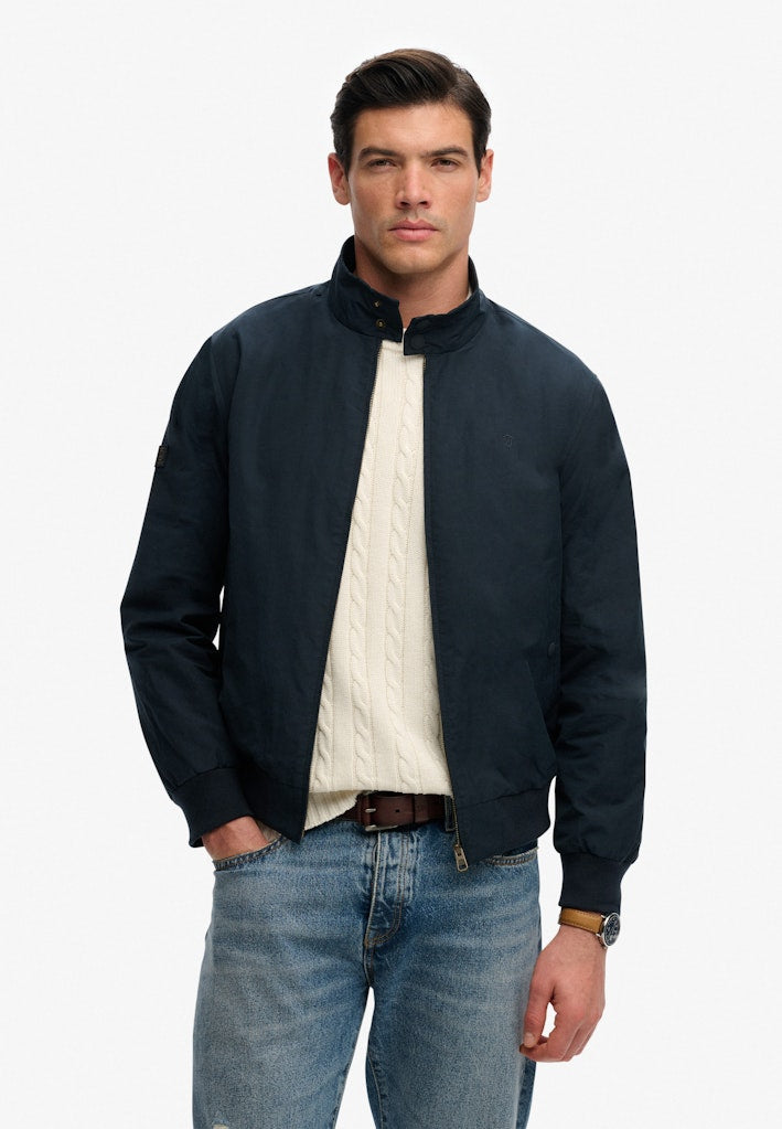 SUPERDRY HARRINGTON JACKET - NAVY