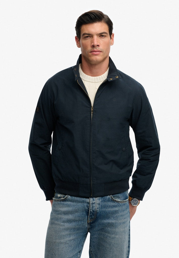 SUPERDRY HARRINGTON JACKET - NAVY