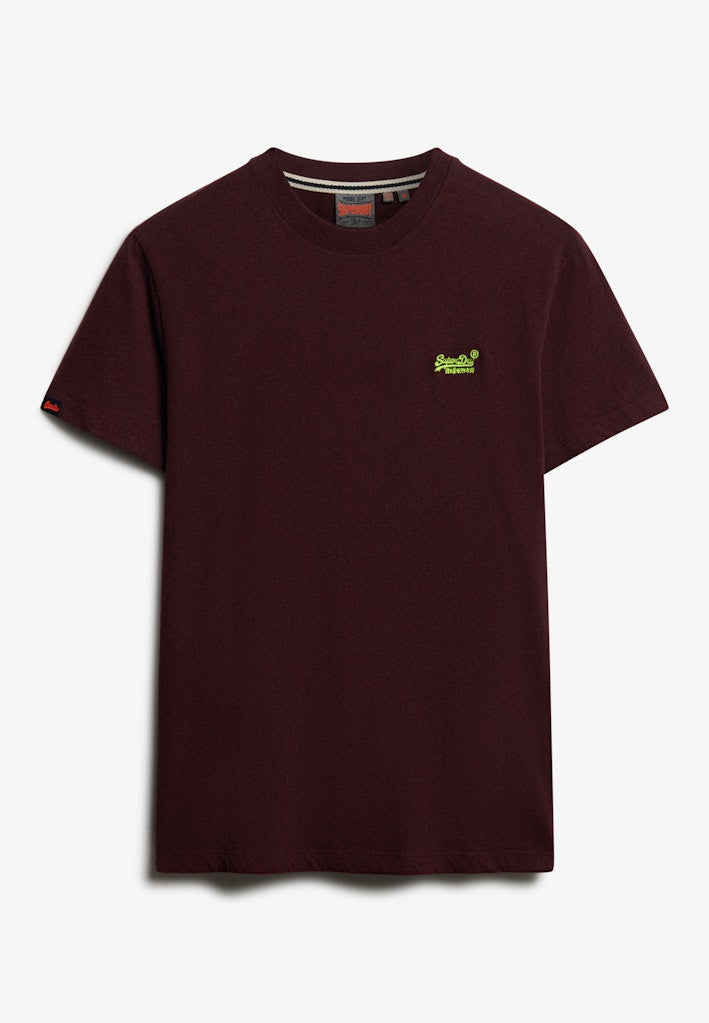 SUPERDRY ESS LOGO EMB TEE - TAWNTY