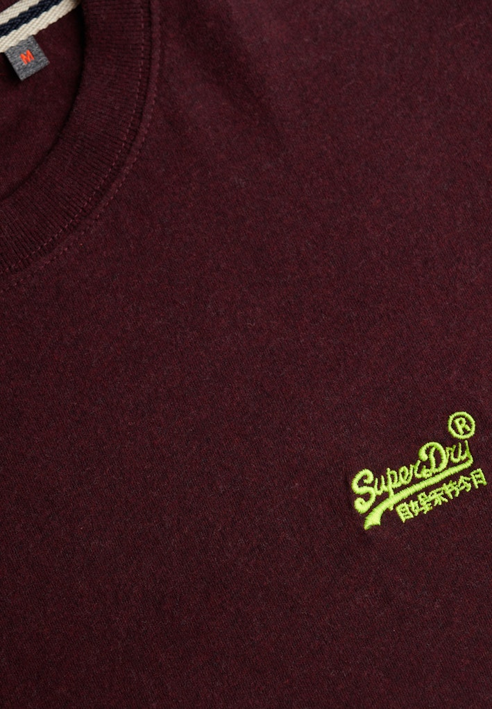 SUPERDRY ESS LOGO EMB TEE - TAWNTY