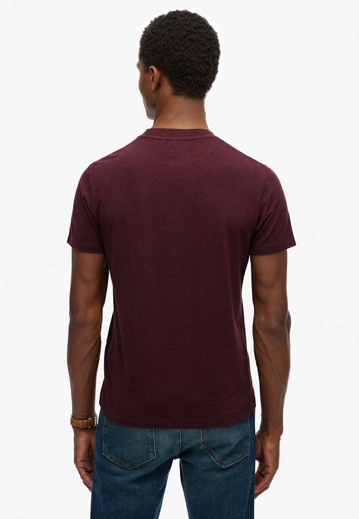 SUPERDRY ESS LOGO EMB TEE - TAWNTY