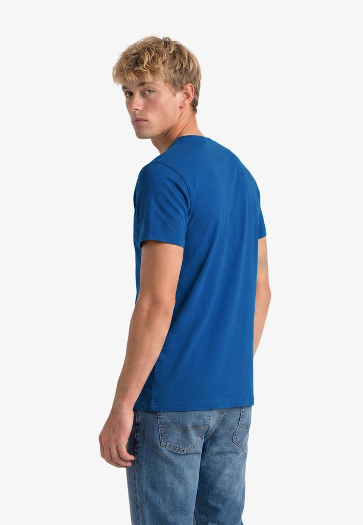 SUPERDRY ESS SDCO LOGO EMB TEE - MONACO BLUE