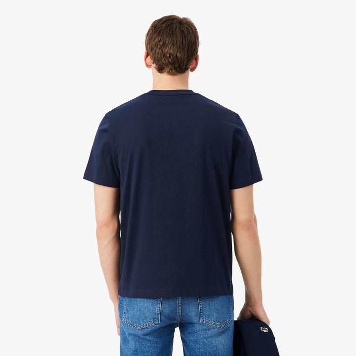 LACOSTE COTTON T-SHIRT - NAVY