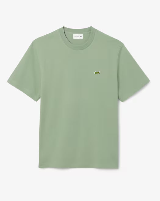 LACOSTE COTTON T-SHIRT - THYME