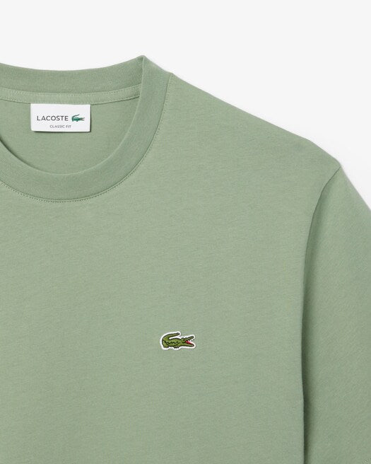 LACOSTE COTTON T-SHIRT - THYME