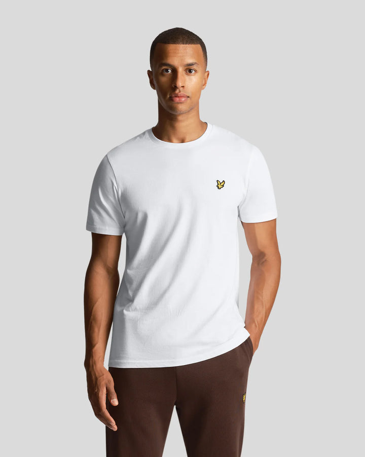 LYLE & SCOTT PLAIN TEE - WHITE