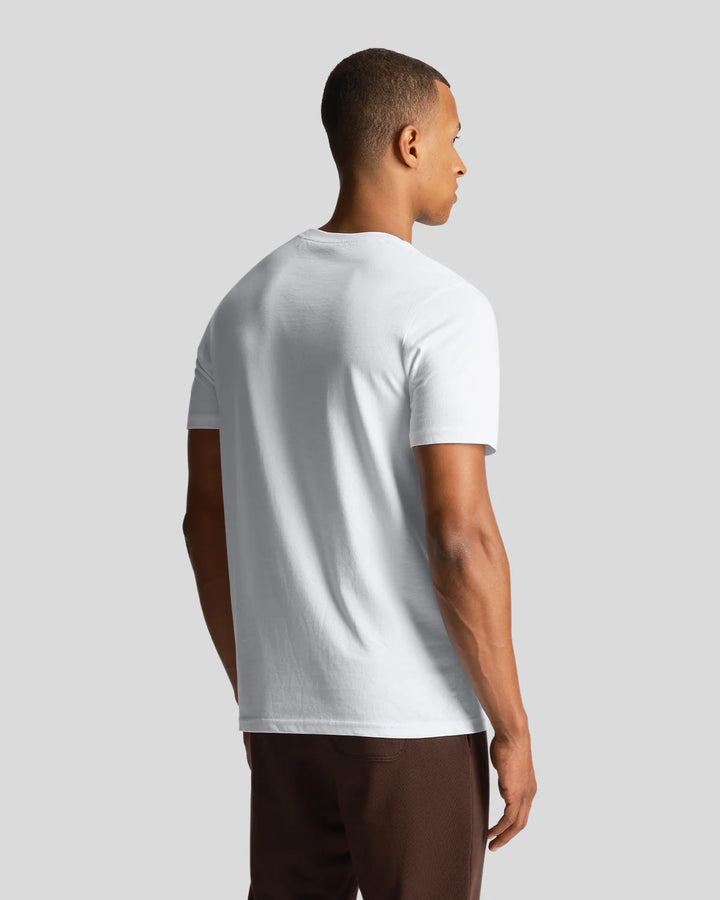 LYLE & SCOTT PLAIN TEE - WHITE