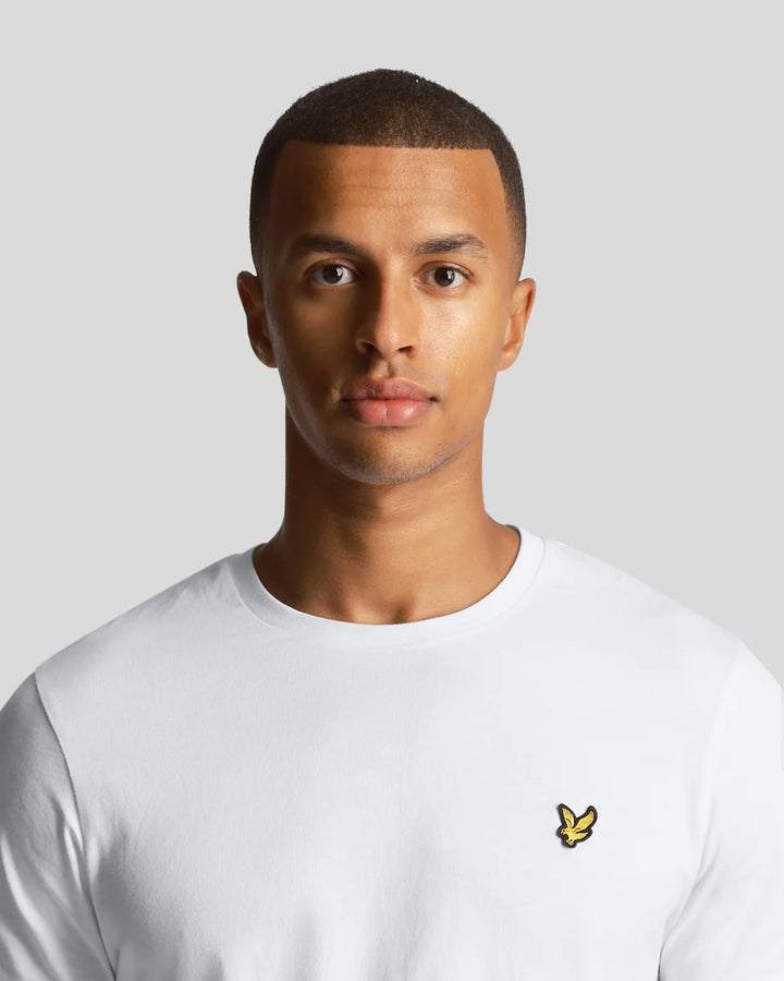 LYLE & SCOTT PLAIN TEE - WHITE