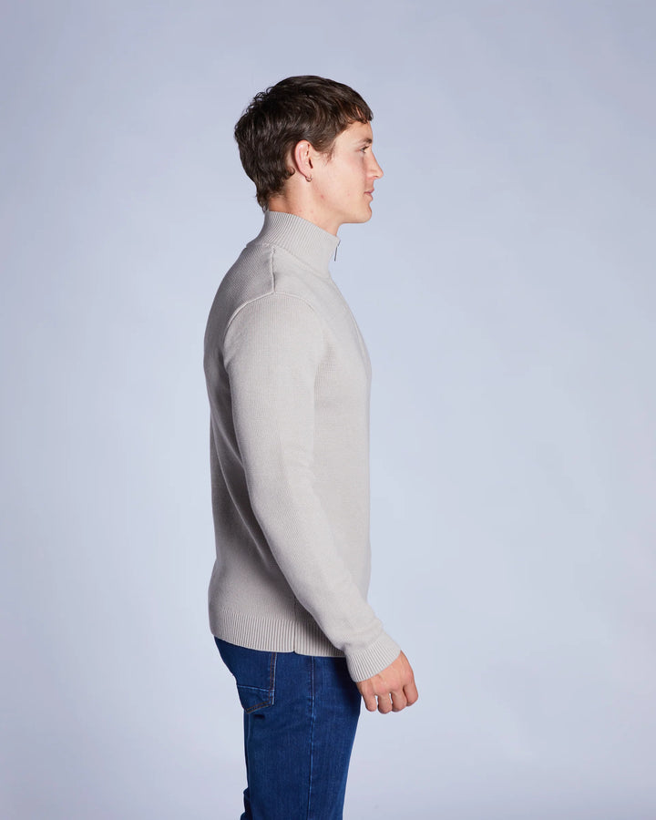 DIESEL TWAIN HALF ZIP - BEACHCOMBER