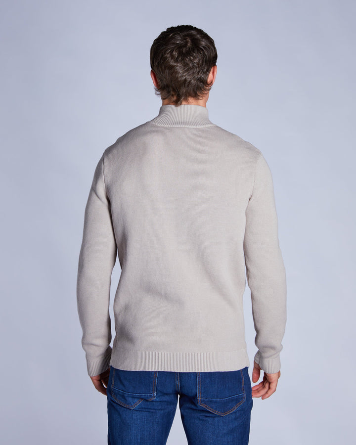 DIESEL TWAIN HALF ZIP - BEACHCOMBER