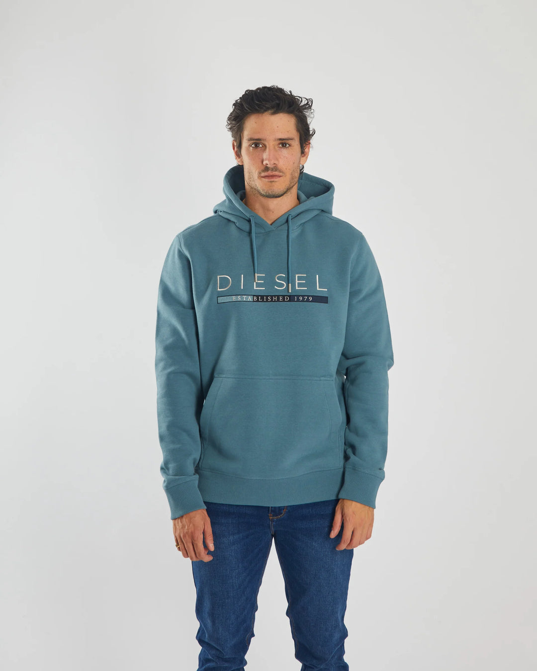 Diesel hoodie blue sales