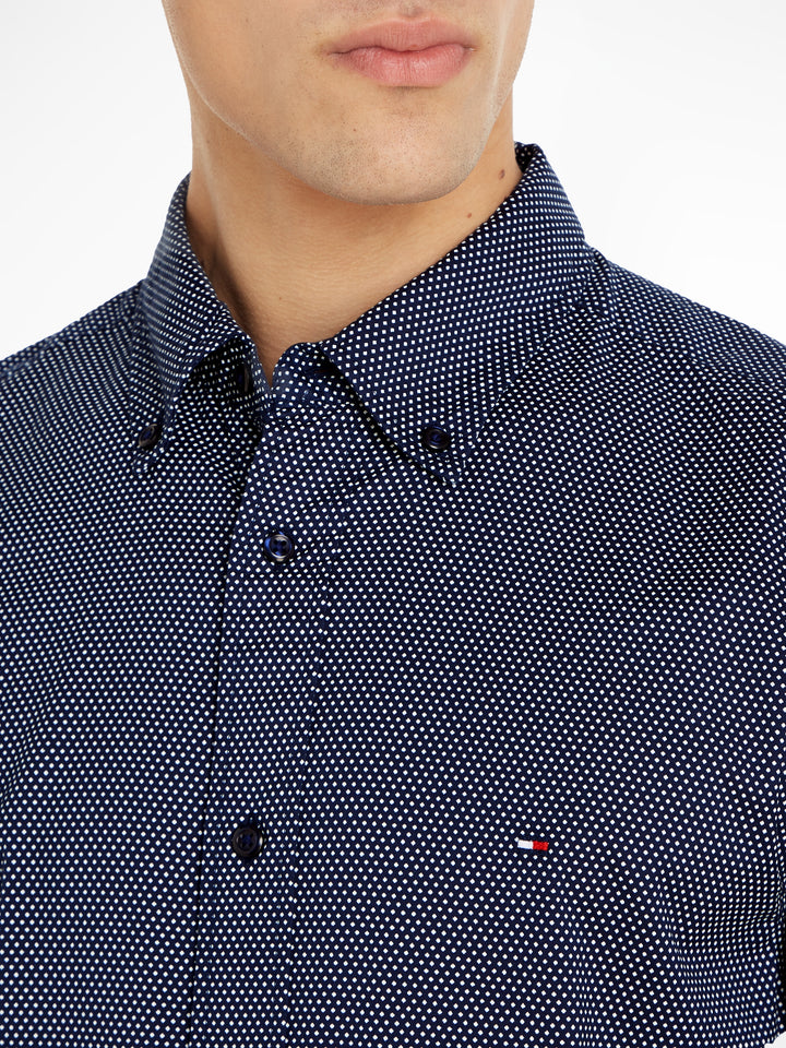 TH CORE FLEX MINI GEO PRT RF - NAVY/WHIT
