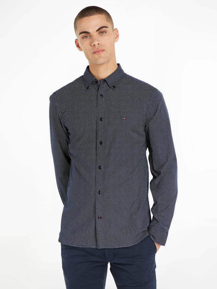 TH CORE FLEX MINI GEO PRT RF - NAVY/WHIT