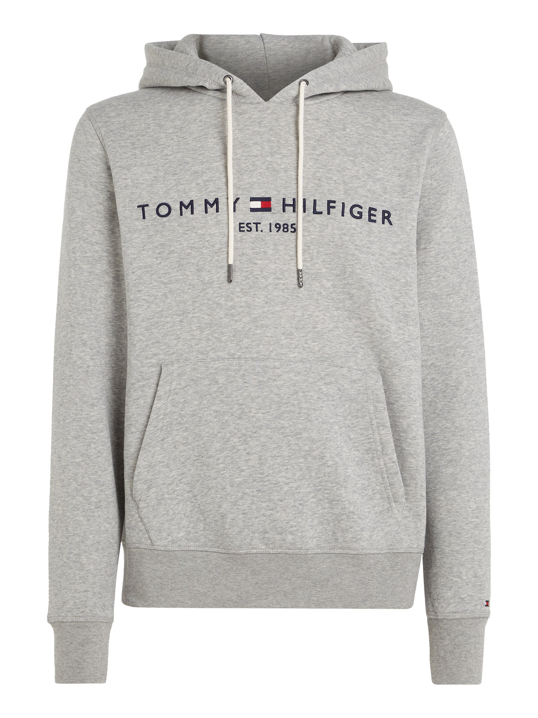 TH CORE TOMMY LOGO HOOD - GREY