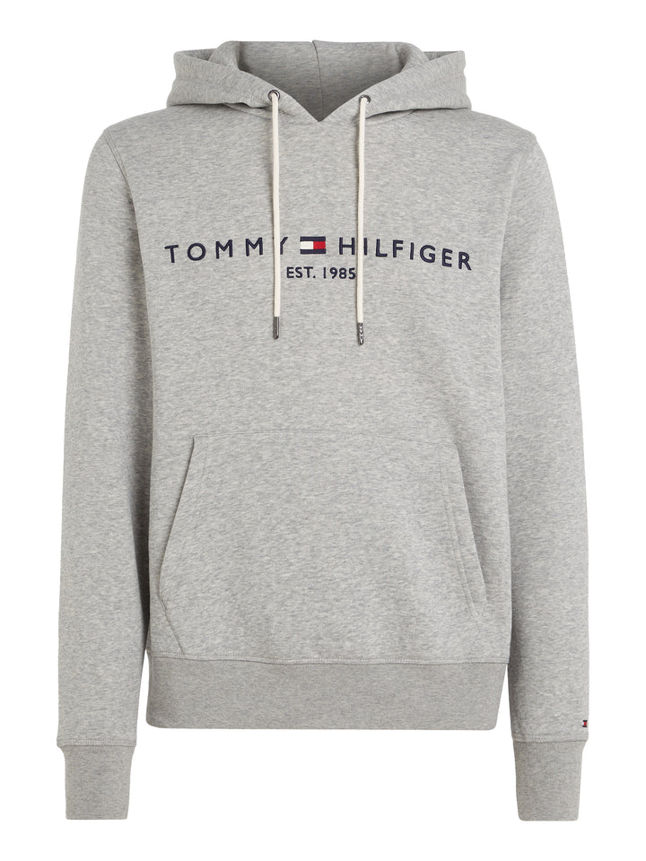 TH CORE TOMMY LOGO HOOD - GREY