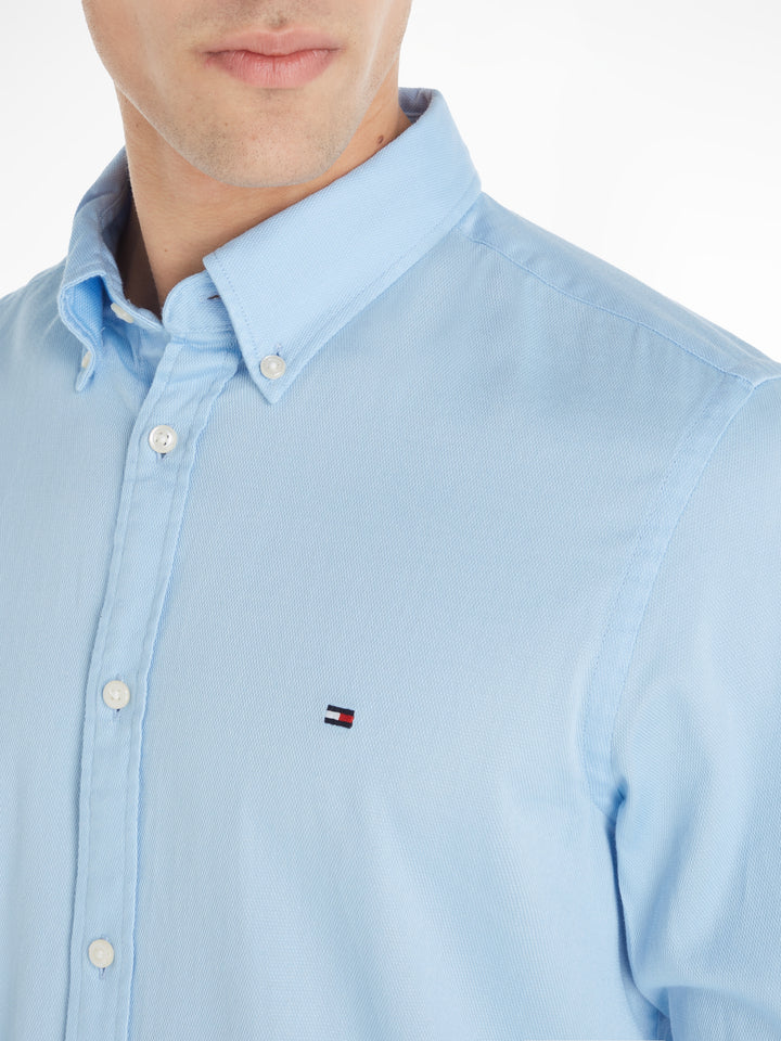 TH CORE FLEX DOBBY SF SHIRT - CALM BLUE