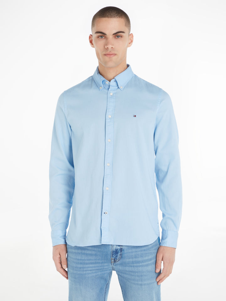 TH CORE FLEX DOBBY SF SHIRT - CALM BLUE