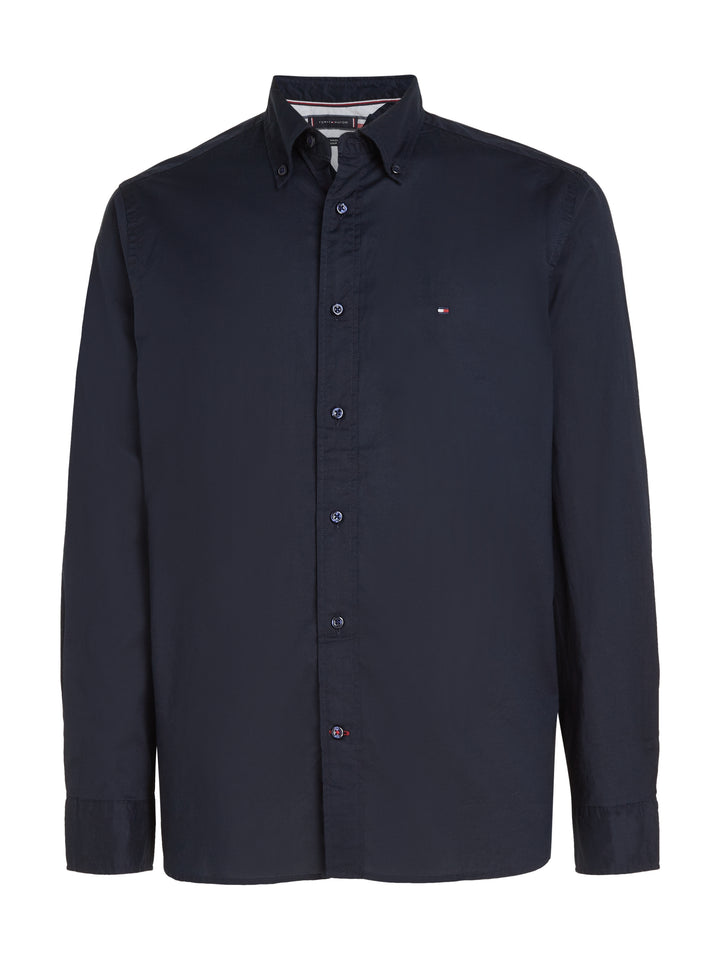 TH CORE FLEX POPLIN RF SHIRT - NAVY