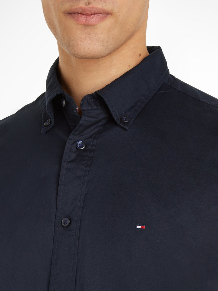 TH CORE FLEX POPLIN RF SHIRT - NAVY