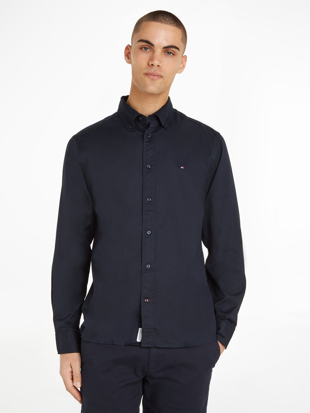 TH CORE FLEX POPLIN RF SHIRT - NAVY