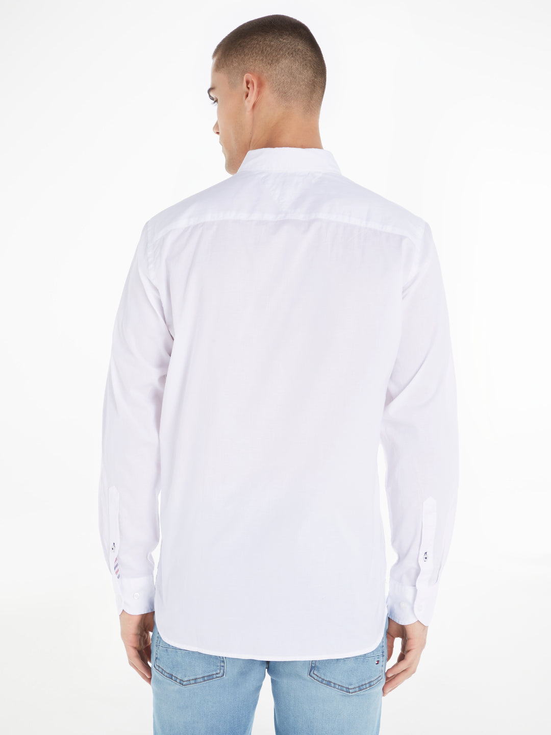 TH CORE FLEX POPLIN RF SHIRT - WHITE