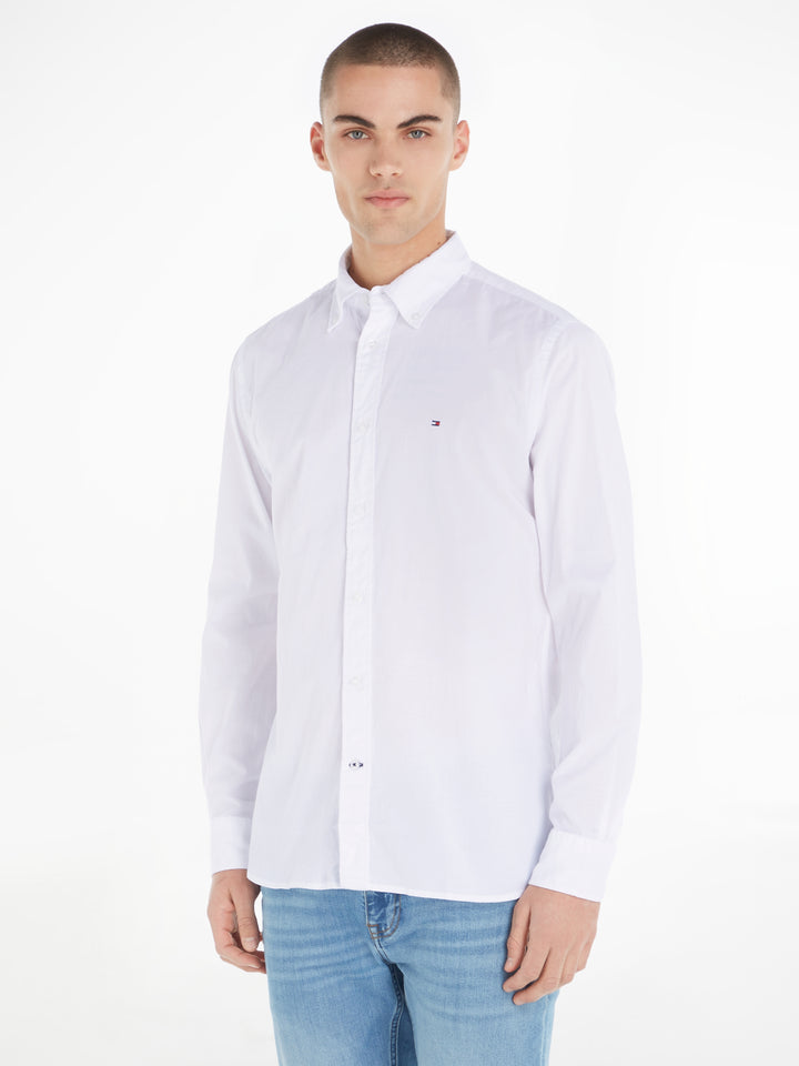 TH CORE FLEX POPLIN RF SHIRT - WHITE