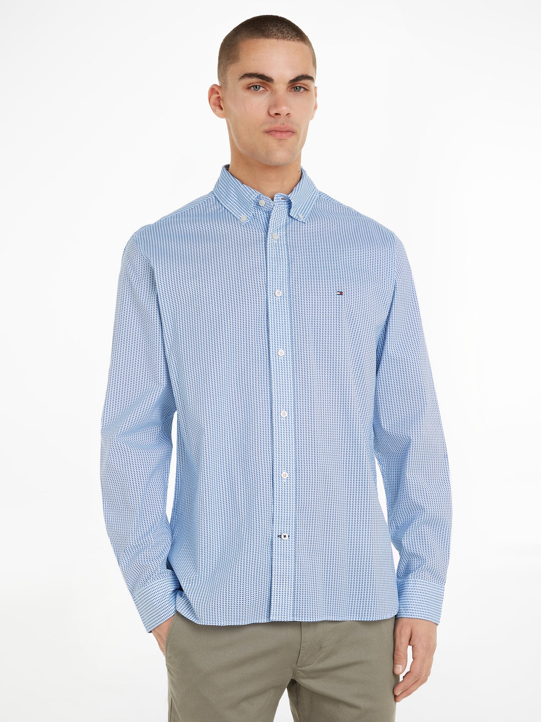 TH NATURAL SOFT FLEX PRINT RF SHIRT 0GY
