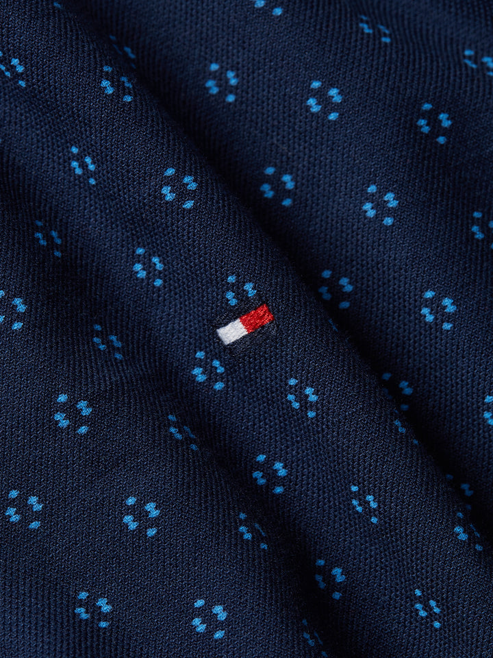 TH FLEX BRUSHED TWILL PRT SF SHIRT