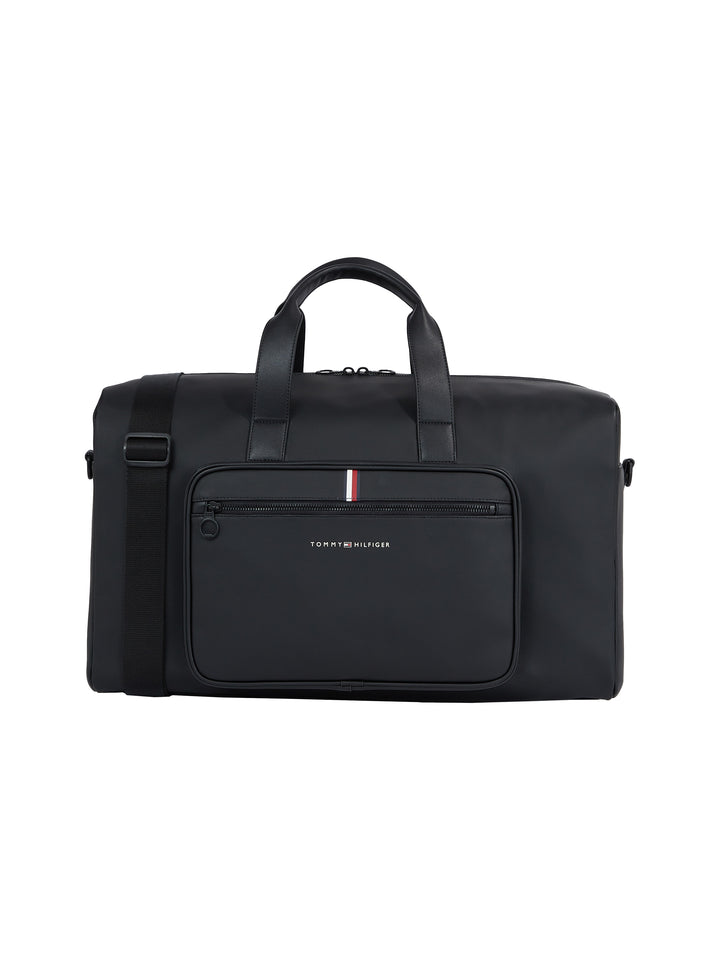 TH ESSENTIAL PIQUE DUFFLE - BLACK