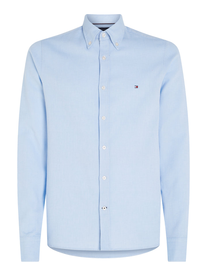 TH BRUSHED DOBBY SF SHIRT - CLOUDY BLUE