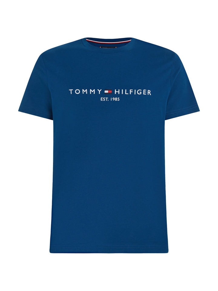TH TOMMY LOGO TEE - DEEP INDIGO