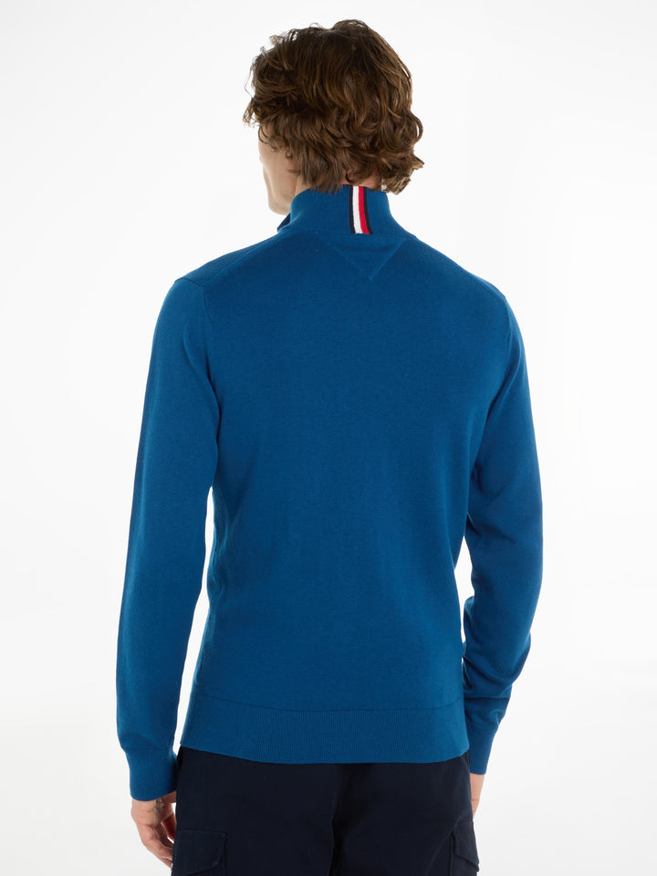 TH PIMA ORG CTN CASHMERE ZIP MOCK - C3J
