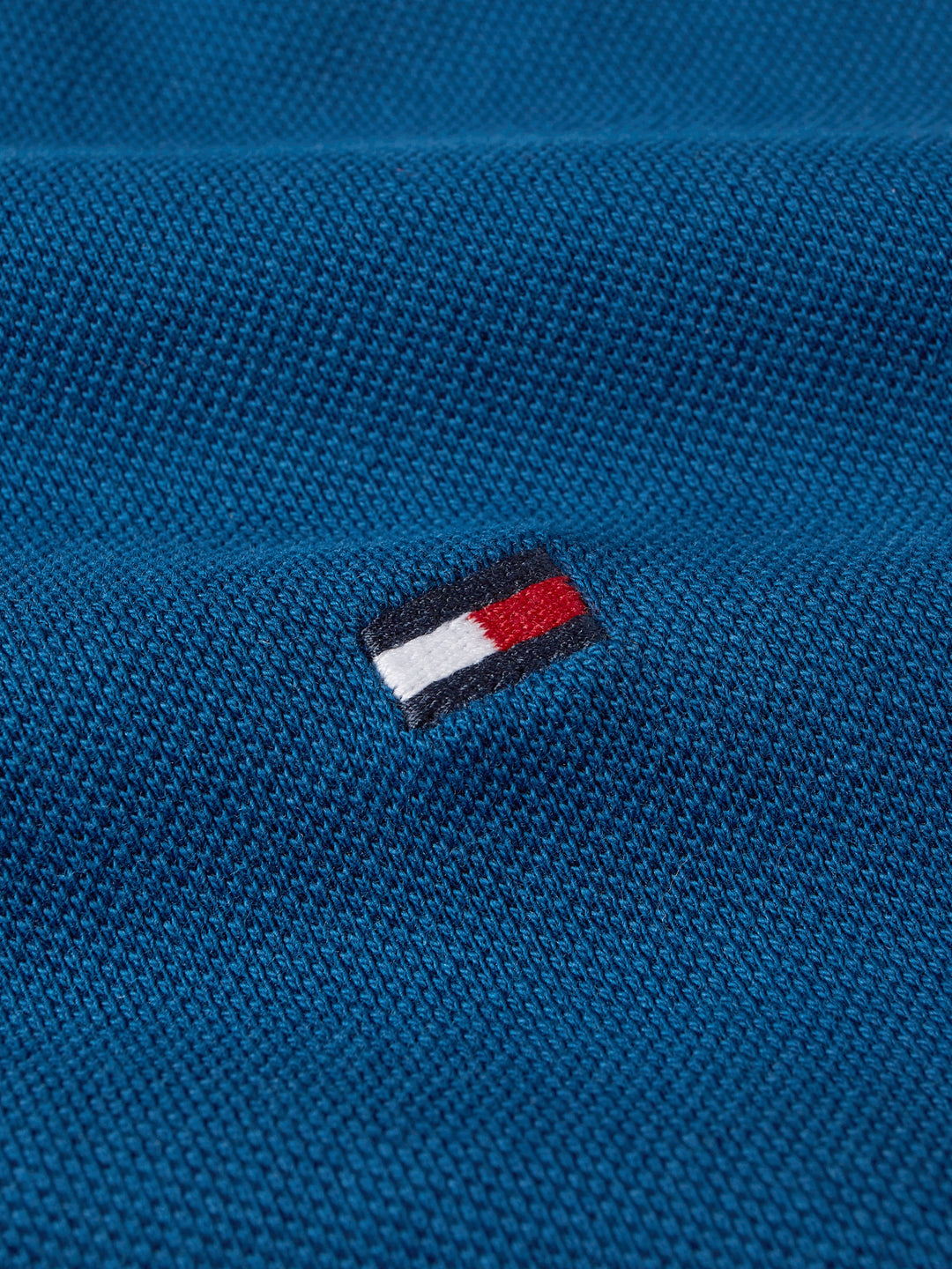 TH ESS RWB DETAIL SLIM POLO - DEEP INDIG
