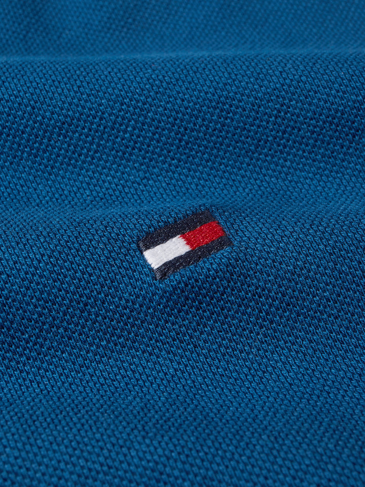 TH ESS RWB DETAIL SLIM POLO - DEEP INDIG