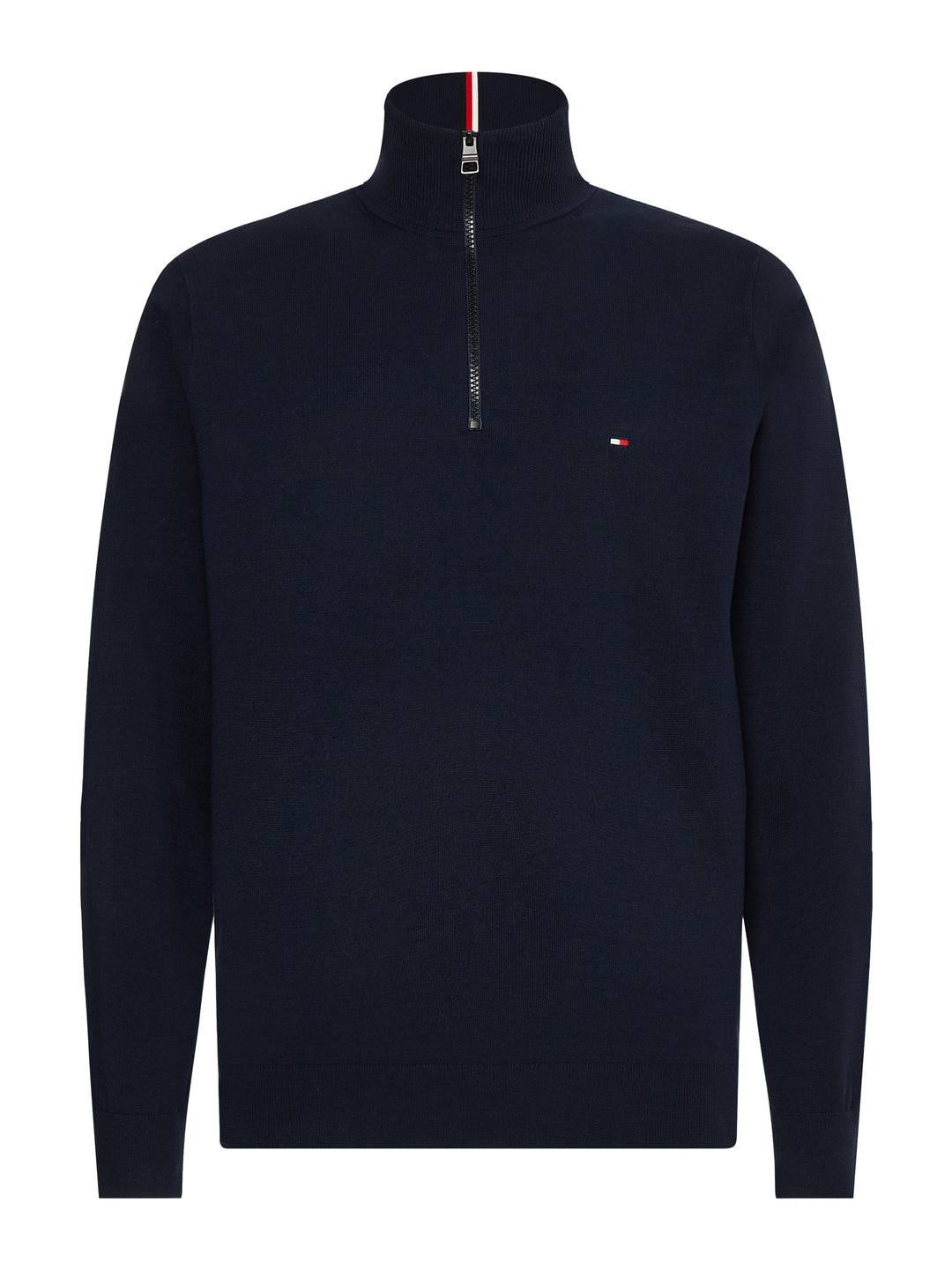 TH 1985 ZIP MOCK - NAVY