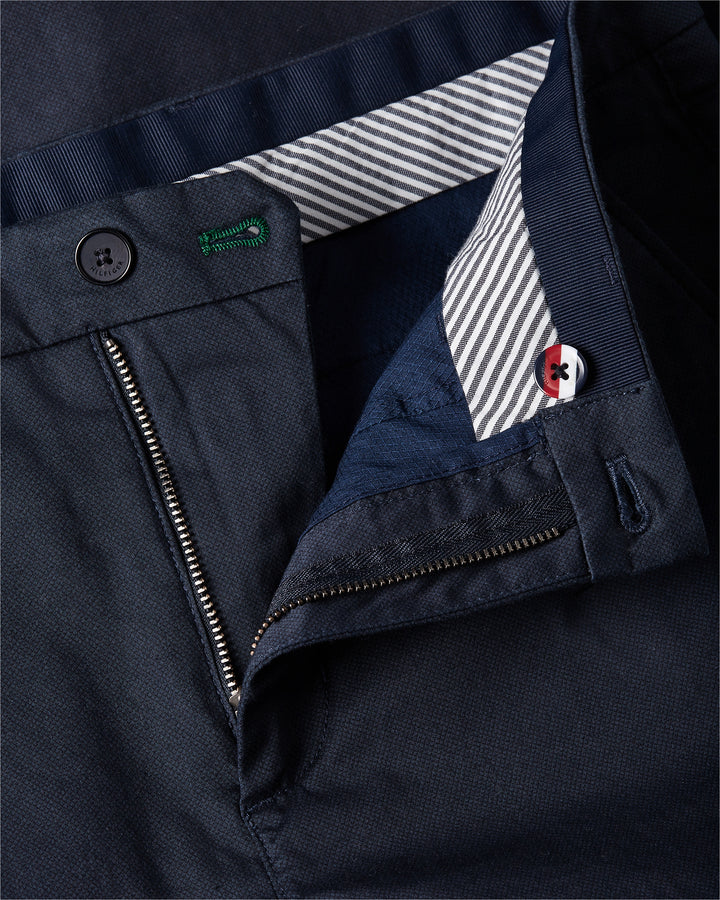 TH BLEECKER CHINO PRINTED STRUTURE - NAVY