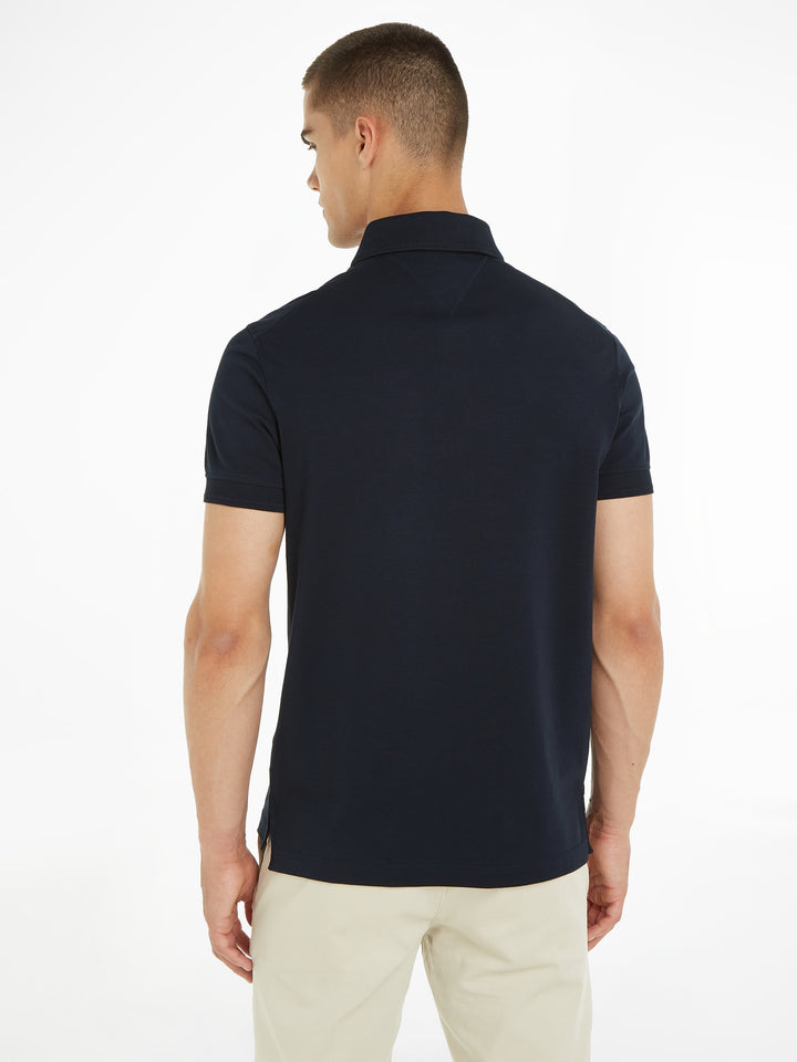 TH DC ESS INTERLOCK SLIM POLO - NAVY