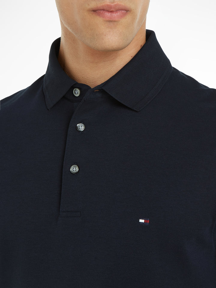 TH DC ESS INTERLOCK SLIM POLO - NAVY