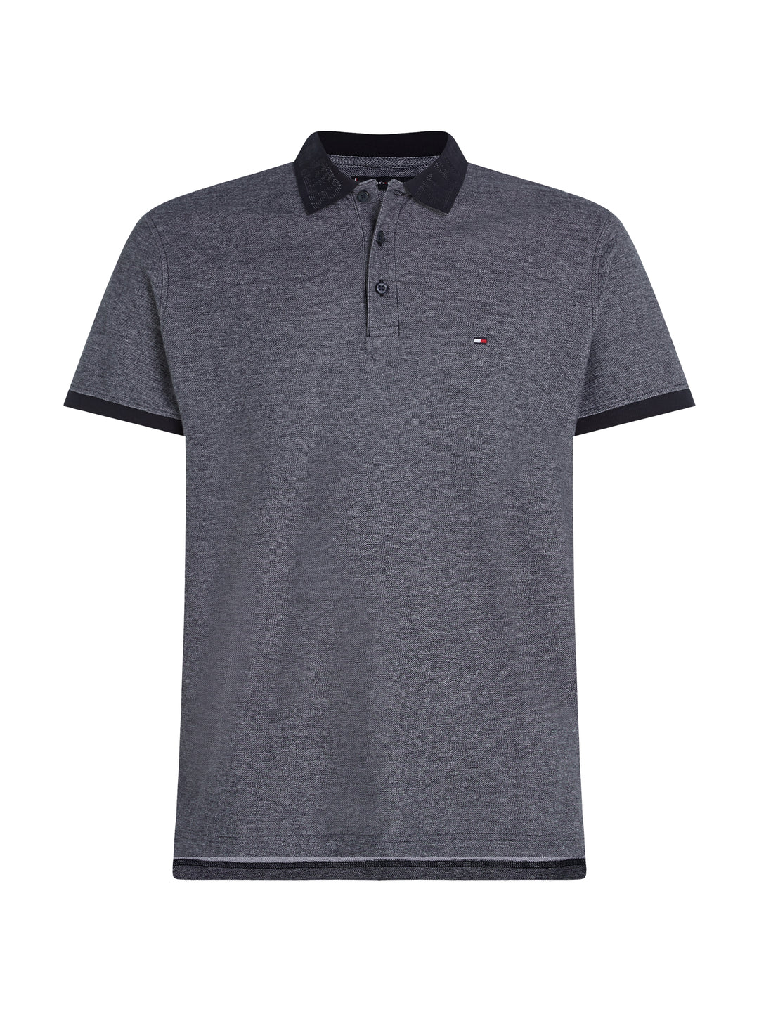 TH MONOTYPE TWO TONES REG POLO - NAVY