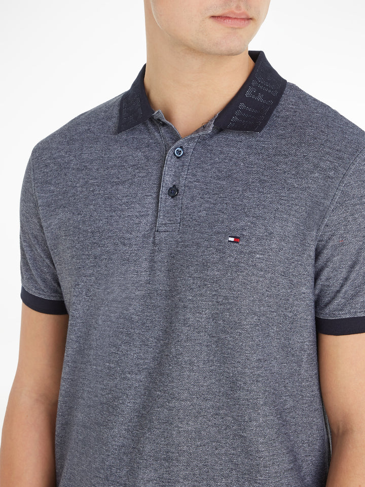 TH MONOTYPE TWO TONES REG POLO - NAVY