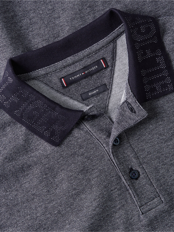 TH MONOTYPE TWO TONES REG POLO - NAVY
