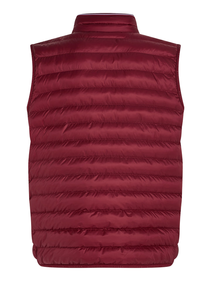 TH PACKABLE RECYCLED VEST - DEEP ROUGE