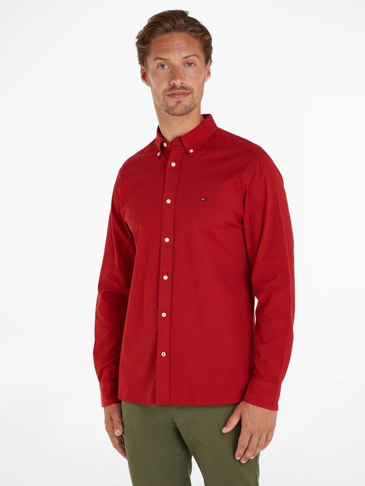 TH 1985 FLEX OXFORD RF SHIRT - ROUGE