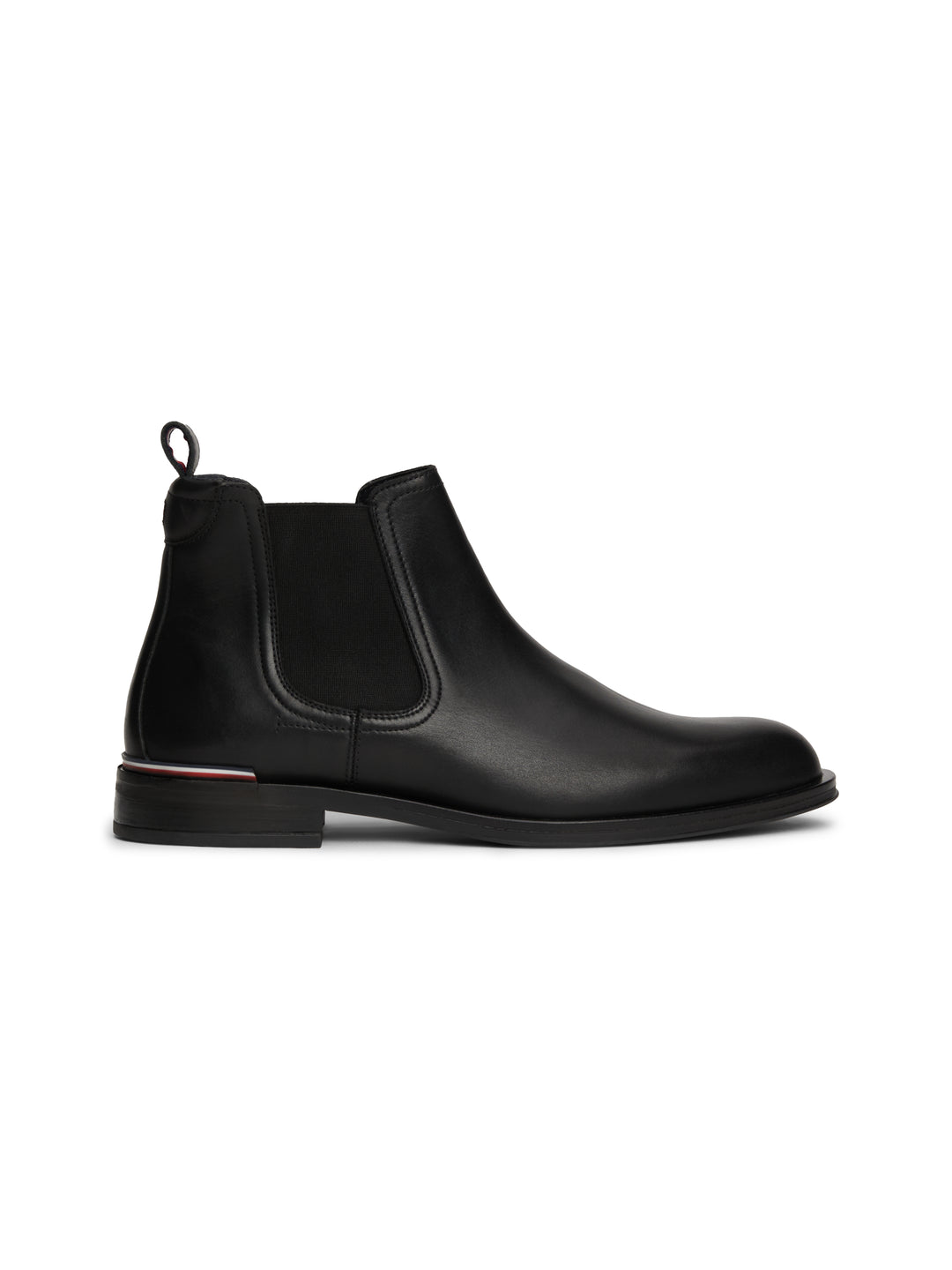 TH CORE RWB HILFIGER LTH CHELSEA - BLACK